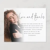 PAPER  Script 6 Photo Graduation Love Thanks