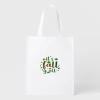 It’s Fall Y’all Graphic Style Grocery Bag