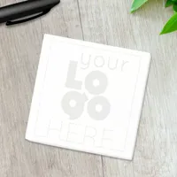 Create Your Own Opaque Company Black Logo Pack of Post-it Notes