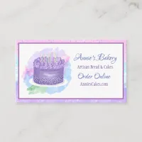 Bakery | Birthday Cake Baking    Business Card