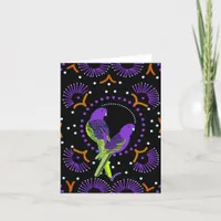 Tropical Bird Botanical Blank Note Card