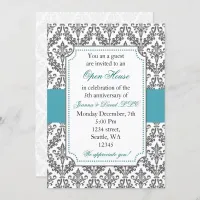 Elegant Blue Corporate party Invitation