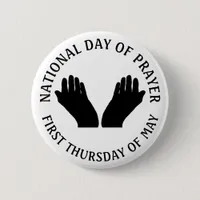 First Day of Prayer Religious Holiday Button