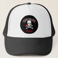 Personalized Jolly Roger (Rose) Trucker Hat