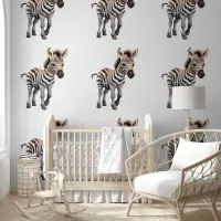 Cute Baby Zebra Animal Pattern Wallpaper