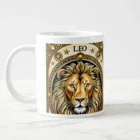 Leo astrology sign giant coffee mug