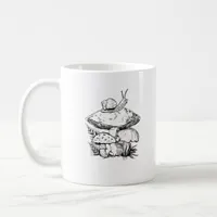 Cottagecore Goblincore Mushroom Snail Coffee Mug