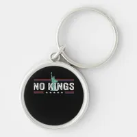 No Kings Day Retro Classic Design Keychain