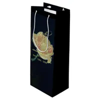 50th Golden Wedding Anniversary Rose Wine Gift Bag