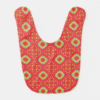 Christmas Holiday Charm Pattern 01 -  Baby Bib