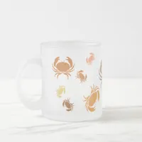 Mug - Multiple Orange and Brown Crabs