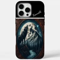 Wolf's Moonlit Howl iPhone 16 Pro Max Case