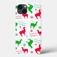 Christmas Llama Fa la la Llama Holiday iPhone 13 Case