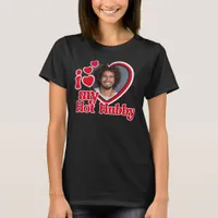 I Love My Hot Hubby Heart Photo  T-Shirt