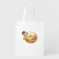 Fall Potion With Froggies Classic Grocery Bag