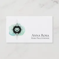 *~* Energy Healer Reiki Yoga Massage Meditation Business Card