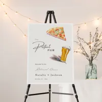 Modern Pizza & Brews Before I Dos Party Welcome Foam Board