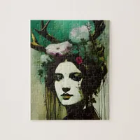 Pagan Woman Painting Jigsaw Puzzle