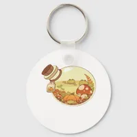 Fall Potion With Froggies Classic Keychain