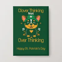 Cute Corgi St. Patrick’s Day Button