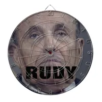 Rudy Giuliani Black Hair Dye Drip Face Dartboard