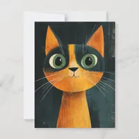 Adorable Cat Postcard