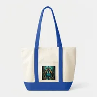 Pisces astrology sign tote bag