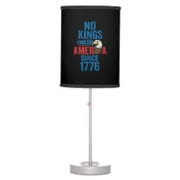 No Kings In America Since 1776 Shirt No Kings Men  Table Lamp
