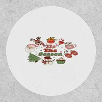 Tis The Season Christmas Acrylic Block Patch