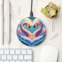 Swans In Love Wireless Charger