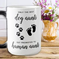 Promoted Dog Aunt To Human Aunt Pregnancy Reveal Color Morph Mug