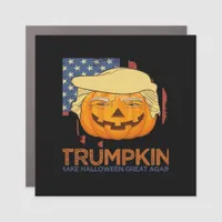 Trumpkin Halloween Funny Design Car Magnet
