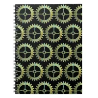 Steampunk Rusty Clockwork Gears  Notebook