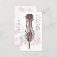 Girly New York Fashion Designer Business Card