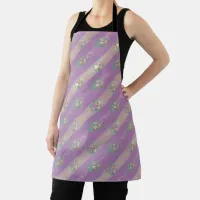 Vintage Rose Pattern - All-Over Print Apron