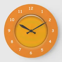 Clock - Orange 3d Disk