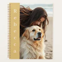 Personalized Photo and Name  Planner