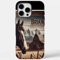 Brian's Farm Horse iPhone 16 Pro Max Case