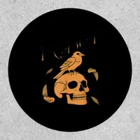 F-Caw-F Humorous Crow Graphic Patch