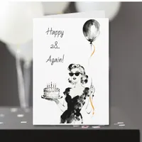 Happy 28 Again! | Funny Sarcastic Birthday Card