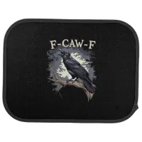F Caw F Funny Bird Crow Creative Casual Design Car Floor Mat