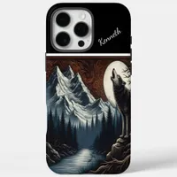 Wolf's Moonlit Howl iPhone 16 Pro Max Case