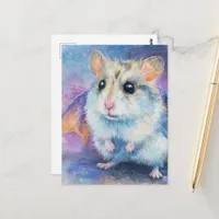 Sweet Hamster Dragon Postcard