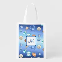 Beach Themed Seaside Oceanic Grocery Bag