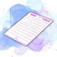 Christian Worship To-Do-List Pink | Notepad