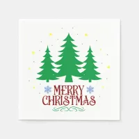 Merry Christmas Paper Napkins