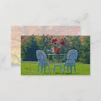 Meadow of Love Autumn Leaves Wedding Registry Card