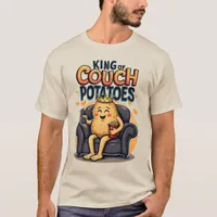 King of Couch Potatoes - Funny Lazy Potato T-Shirt