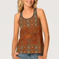 Southwest Canyons Petroglyphs Tank Top