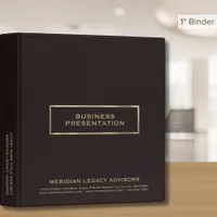 Simple Elegant Business Presentation Binder